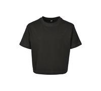 Build Your Brand Camisetas Recortadas Mujer, Niño, Negro, 110