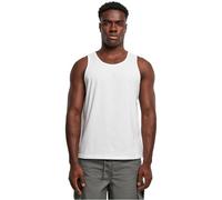 Build Your Brand Camisetas sin Mangas Hombres, Adulto, Blanco, L