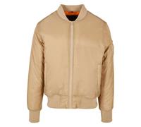 Build Your Brand Chaqueta Bomber BY030 - Adultos Chaqueta clásica de nylon con f