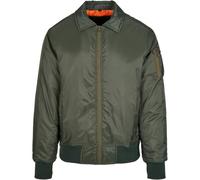 Build your Brand Collar Bombardero Chaqueta Hombre para Imprimir Piloto Nailon