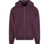 Build your Brand Fluffy Zip Hoody Sudadera Hombre Cremallera Imprimible Caliente