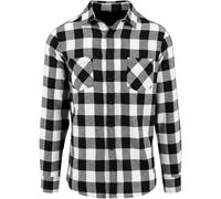 Build your Brand Franela a Cuadros Camisa de Hombre Casual para Imprimir