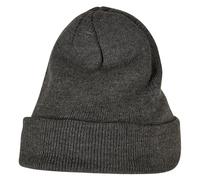 Build Your Brand Gorro de Punto Pesado, Charcoal, Talla única Unisex Adulto