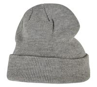 Build Your Brand Gorro Unisex de Punto Pesado, Gorro de Punto para Hombres y Mujeres, Disponible en Muchos Colores, Talla única, Gris, Talla única