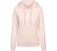 Build Your Brand Hoodie Pesado de las Mujeres SilencioPolycotton relajante mujer