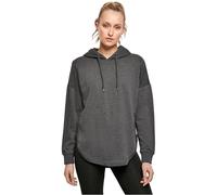 Build Your Brand Ladies Oversized Hoody Sudadera con Capucha, Mujer, carbón (Heather), XL