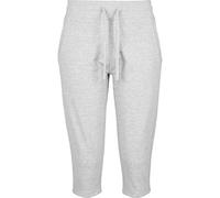 Build Your Brand - Ladies Terry ¾ Jogging Pants, Pantalones Deportivos De Las Mujeres, Heather Grey, M - BY067-00431-0046