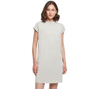 Build Your Brand Ladies Turtle Extended Shoulder Dress - Vestido de algodón para Mujer, con Hombros Cruzados, Tallas XS-5XL, Light Asfalto, M
