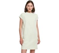 Build Your Brand Ladies Turtle Extended Shoulder Dress - Vestido de algodón para Mujer, con Hombros Cruzados, Tallas XS-5XL, Menta Ligera, XL