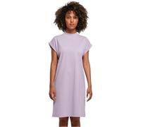 Build Your Brand Ladies Turtle Extended Shoulder Dress, Vestido Mujer, Lilac, M