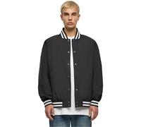 Build your Brand Light College Jacket Chaqueta, Negro, XS para Hombre