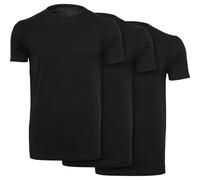 Build your Brand Luz Camiseta Cuello Redondo 3-Pack Jersey Básica Imprimible Men