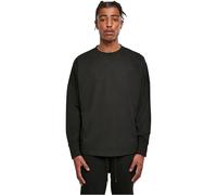 Build Your Brand Mangas largas Hombres, Adulto, Negro, XL