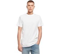 Build Your Brand Premium Combed Jersey Camiseta, Blanco, M para Hombre