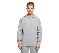 Build Your Brand Sudadera con capucha básica para hombre, Gris L, Paquete de 1