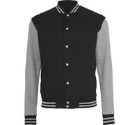 Build your brand Sudadera College Chaqueta Luz de Hombres Set-In Contraste Fama