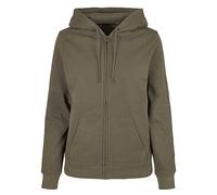 Build Your Brand Sudadera con Capucha de Las Mujeres, 50% Algodón 50% Poliéster, Aceituna, XS