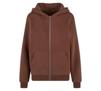Build Your Brand Sudadera con Capucha de Las Mujeres, 70% Algodón 30% Poliéster, marrón Chocolate, L
