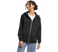 Build Your Brand Sudadera con Capucha de Las Mujeres, 70% Algodón 30% Poliéster, Negro, 3XL