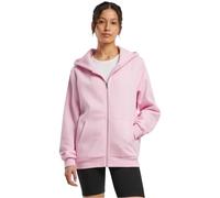 Build Your Brand Sudadera con Capucha de Las Mujeres, 70% Algodón 30% Poliéster, Rosa Suave, M
