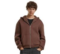 Build Your Brand Sudadera con Capucha de los Hombres, 70% Algodón 30% Poliéster, marrón Chocolate, M