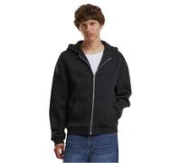 Build Your Brand Sudadera con Capucha de los Hombres, 70% Algodón 30% Poliéster, Negro, M