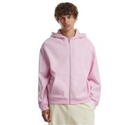 Build Your Brand Sudadera con Capucha de los Hombres, 70% Algodón 30% Poliéster, Rosa Suave, M