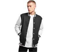 Build Your Brand Sweat College Jacket Chaqueta, Multicolor (Blk/Wht 00050), Small para Hombre