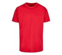 Build Your Brand T-Shirt Round Neck Camiseta, Hombre, cityred, S