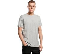 Build Your Brand T-Shirt Round Neck Camiseta, Hombre, heather grey, XS