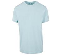 Build Your Brand T-Shirt Round Neck Camiseta, Hombre, ocean blue, L