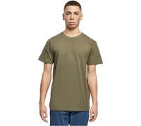 Build Your Brand T-Shirt Round Neck Camiseta, Hombre, olive, XS