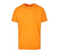 Build Your Brand T-Shirt Round Neck Camiseta, Hombre, paradise orange, XS