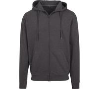 Build your Brand Terry Zip Hoody Hombre Sudadera Chaqueta con Capucha Imprimible