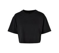 Build Your Brand Top Crop de Manga Corta para Mujer (RW9837)