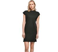 Build Your Brand Ladies Turtle Extended Shoulder Dress Vestido Casual, Negro, XL para Mujer