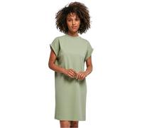 Build Your Brand Vestido para Mujer con Hombros extendidos, Salvia, M-36/38/40