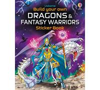 Construye tu propio libro de pegatinas: Dragones y guerreros fantásticos – Usborne