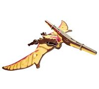 Build Your Own Moving Pteranodon,Pull Tab Flapping Wing Action,Kit de 27 piezas,Divertido regalo de juguete para niños, niñas y niños y familias mayores de 8 años,Kit de ranura de cartón ecológico