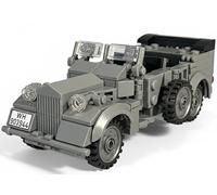 Buildarmy WW2 German Horch 901 - Bloque de construcción de ladrillos para coche todoterreno (234 unidades)