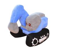 BuildBuddy Plush Excavator Toy Cute Soft Safe Decorative Kids Construction
