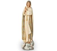 Buildclassic - Estatuas católicas de Nuestra Señora de Fátima, Figura de la bendita Virgen María para Altar, Santa Madre Madonna de 12 Pulgadas de Alto, Regalo religioso para mamá, Escultura clásica