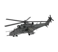BuildCubes Mil Mi-35 - Juego de construcción de bloques de construcción de helicópteros militares, 10874 piezas, helicóptero militar