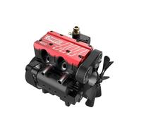 BuildCubes ST-NF2 Mini Motor - Kit de construcción de motor de combustión interna, 7 CC filas de 2 cilindros, motor de cuatro tiempos, motor de nitro refrigerado por aire, modelo de motor de nitro,