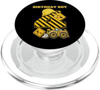Builder Boy 4º cumpleaños Camiones de construcción PopSockets PopGrip para MagSafe
