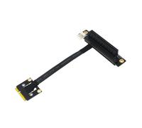 Builder MPCIe a PCIe 1X / 4X / 8X / 16X Cable de extensión interna, placa adaptadora de cinta flexible para actualización de escritorio Proyecto Trabajo Cable adaptador Mpcie Extensión de cinta Pcie