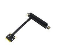 Builder MPCIe a PCIe 1X / 4X / 8X / 16X Cable de extensión interna, placa adaptadora de cinta flexible para actualización de escritorio Proyecto Trabajo Cable adaptador Mpcie Extensión de cinta Pcie