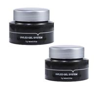 BuildGel - Uñas de gel con diseño de uñas UV, escultura de arte Naila, geles de extensión de manos no pegajosos, LED UV con molde de silicona 3D, adecuado para mujeres