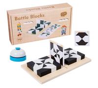 Building Block Toys - Sensory Preschool Learning Blocks, Sturdy Stem Puzzle Set, Interactive Brain Training Design, Durable Educational Toy | Ideal for Logic Growth, Cognitive Skills, Creative Play
