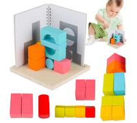 Building Blocks for Kids - Building Blocks Toy Sensory - Educational Geometric Formes Bricks, Preschool Learning Activity para casa, escuela, jardín de infantes